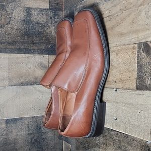 Robert Wayne Shoes Mens Dress Wedding Formal Loafer Shoe Size 10.5 Brown Tan